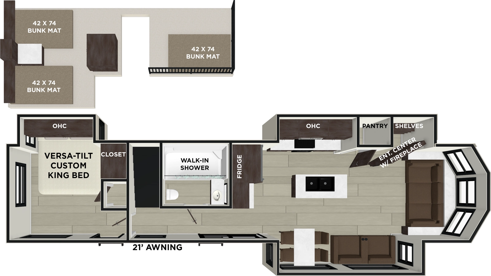 Salem Villa 42FLDL Floorplan